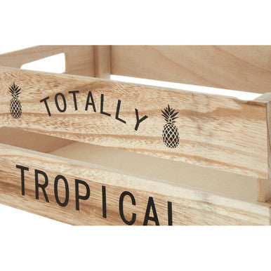 Totally Tropical Natural Fruit Crate