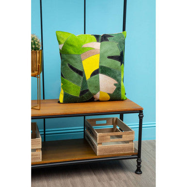 Naresso Natural Wood Groceries And Provisions Crate