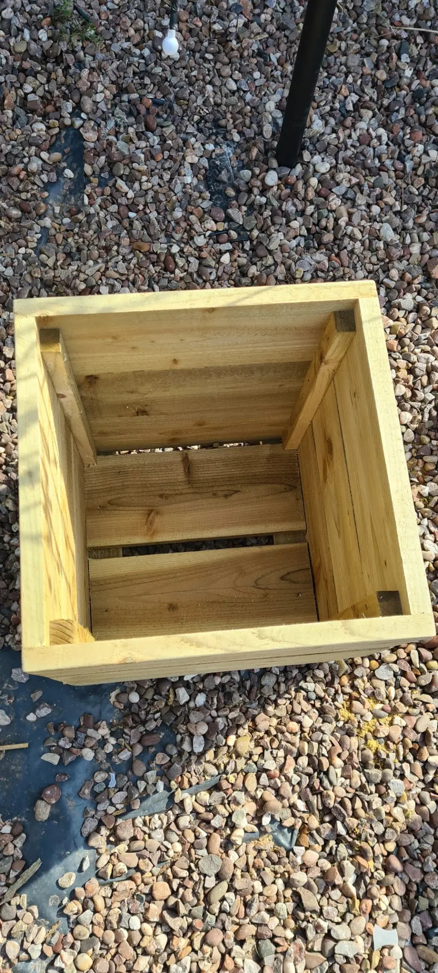 40cm Square wooden Planter in 3 heights planter