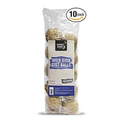 Fat Suet Ball Packet of 10 x Suet Balls Bird Food Bird Food