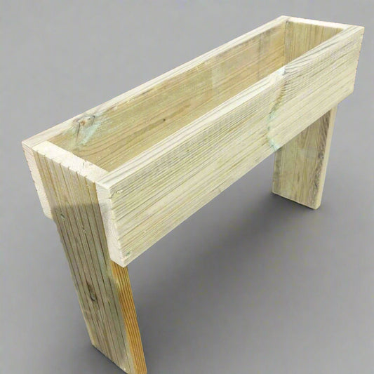 60cm high Raised wooden decking planter - Summer Wooden Planters