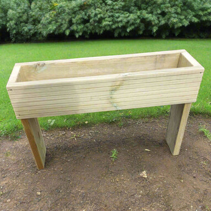 60cm high Raised wooden decking planter - Summer Wooden Planters