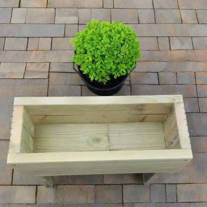 60cm high Raised wooden decking planter - Summer Wooden Planters