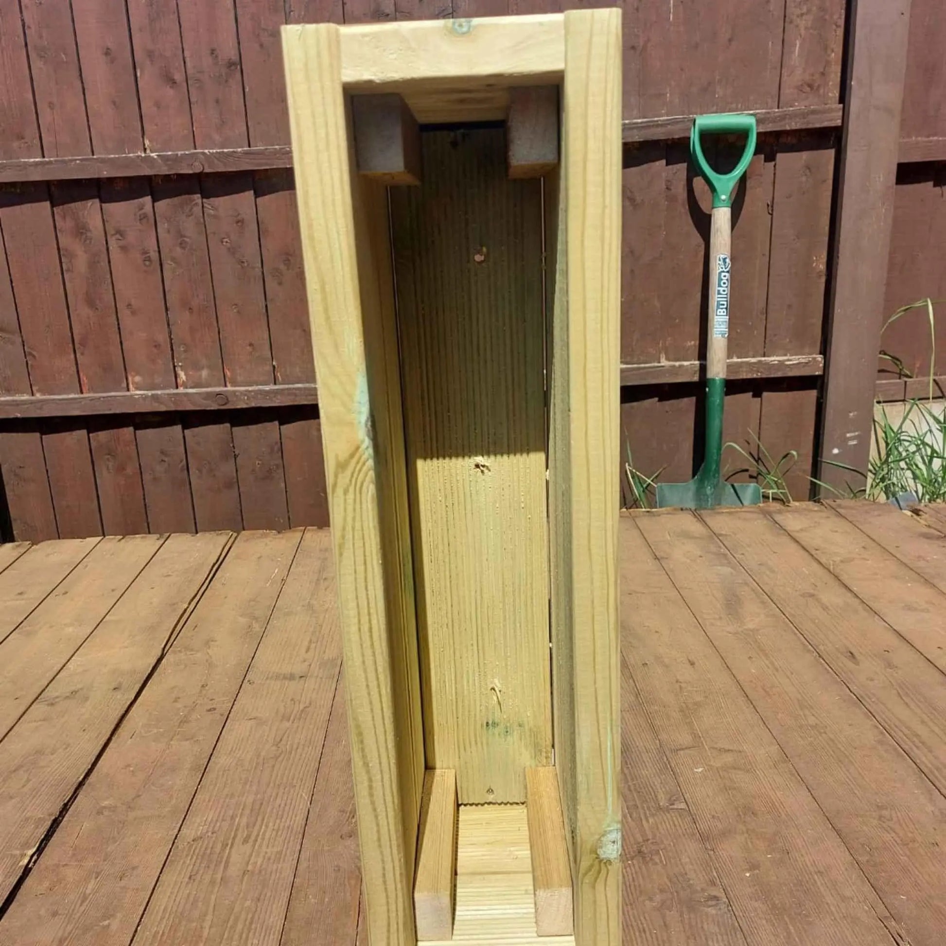 70cm long double tier wooden decking planter - Summer Wooden Planters