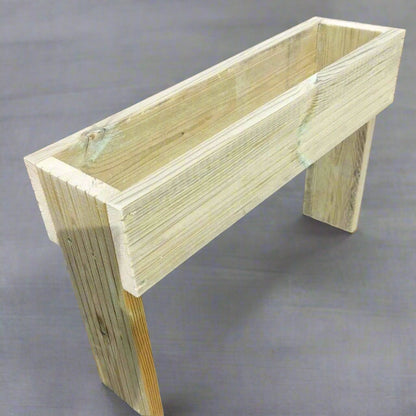 60cm high Raised wooden decking planter - Summer Wooden Planters