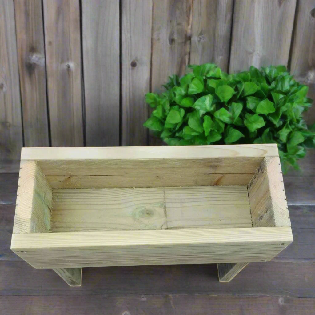 60cm high Raised wooden decking planter - Summer Wooden Planters