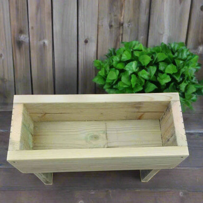60cm high Raised wooden decking planter - Summer Wooden Planters