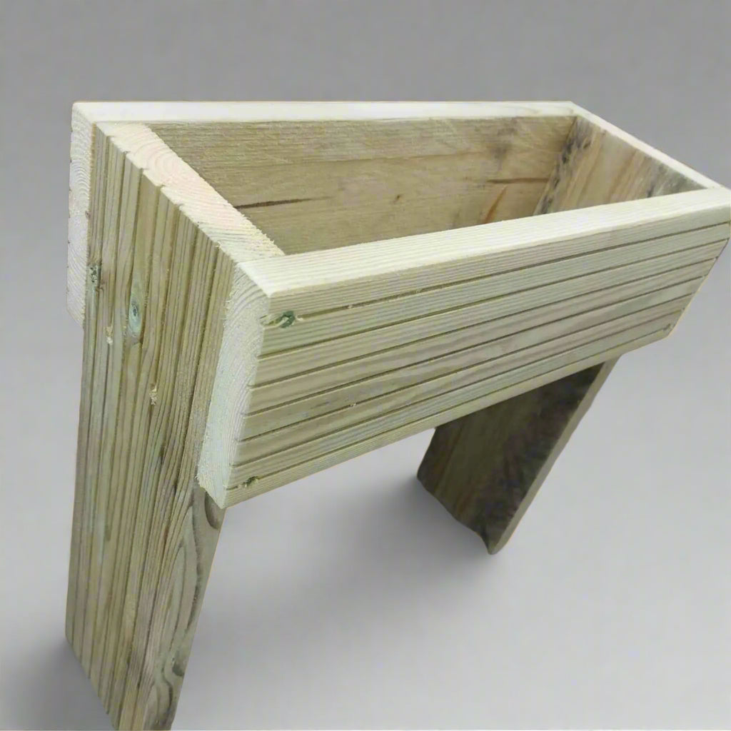 60cm high Raised wooden decking planter - Summer Wooden Planters