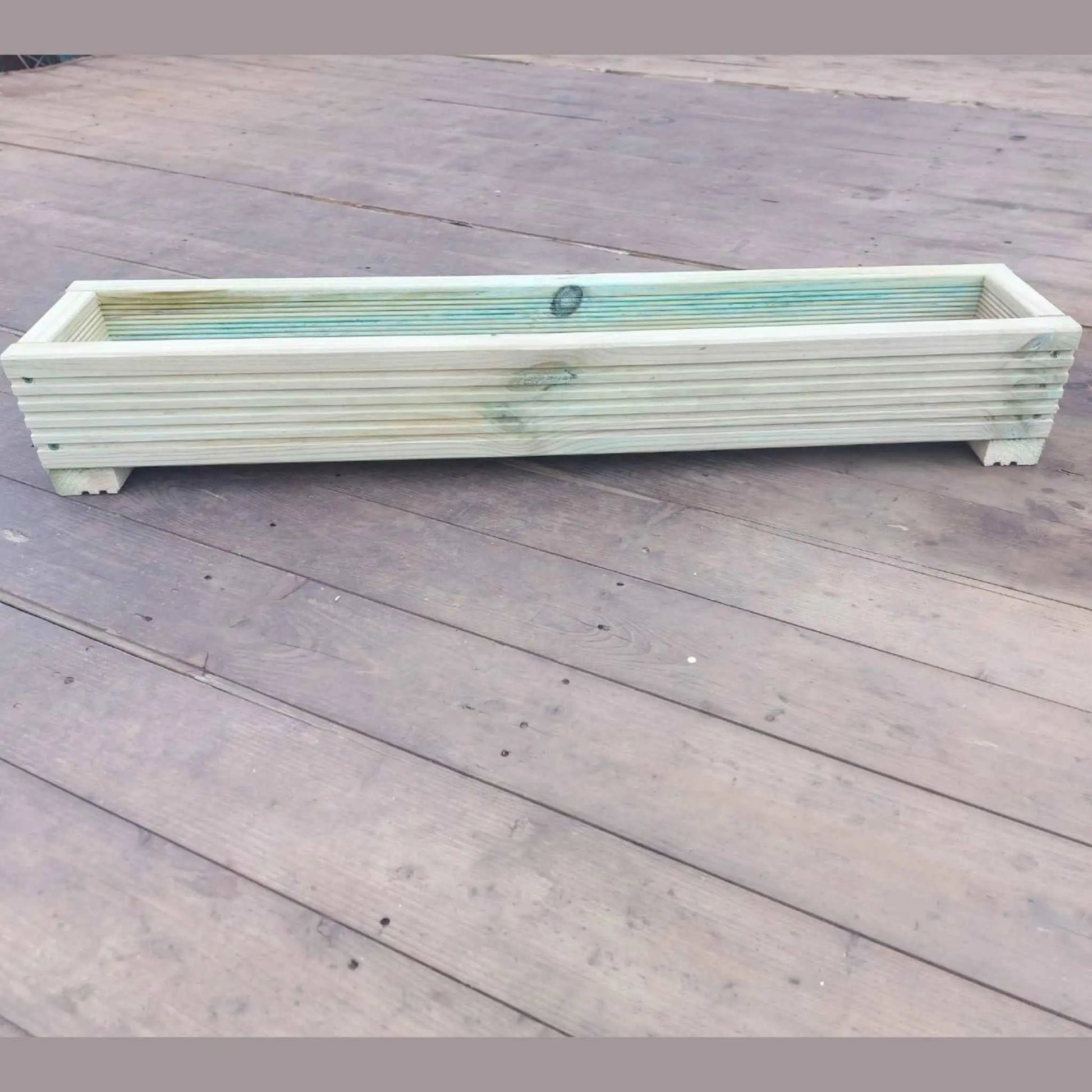 90cm Long Wooden Decking planter - Summer Wooden Planters