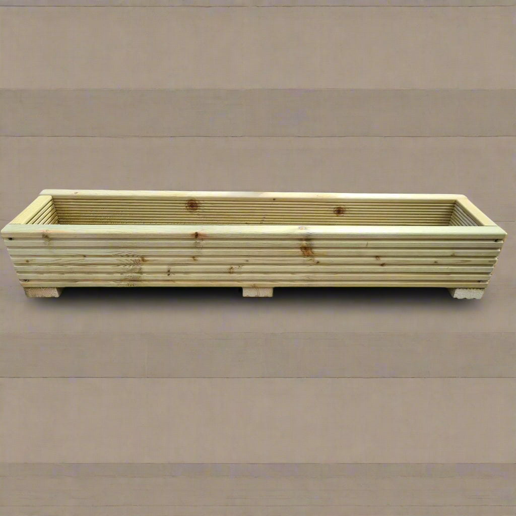 90cm Long Wooden Decking planter - Summer Wooden Planters