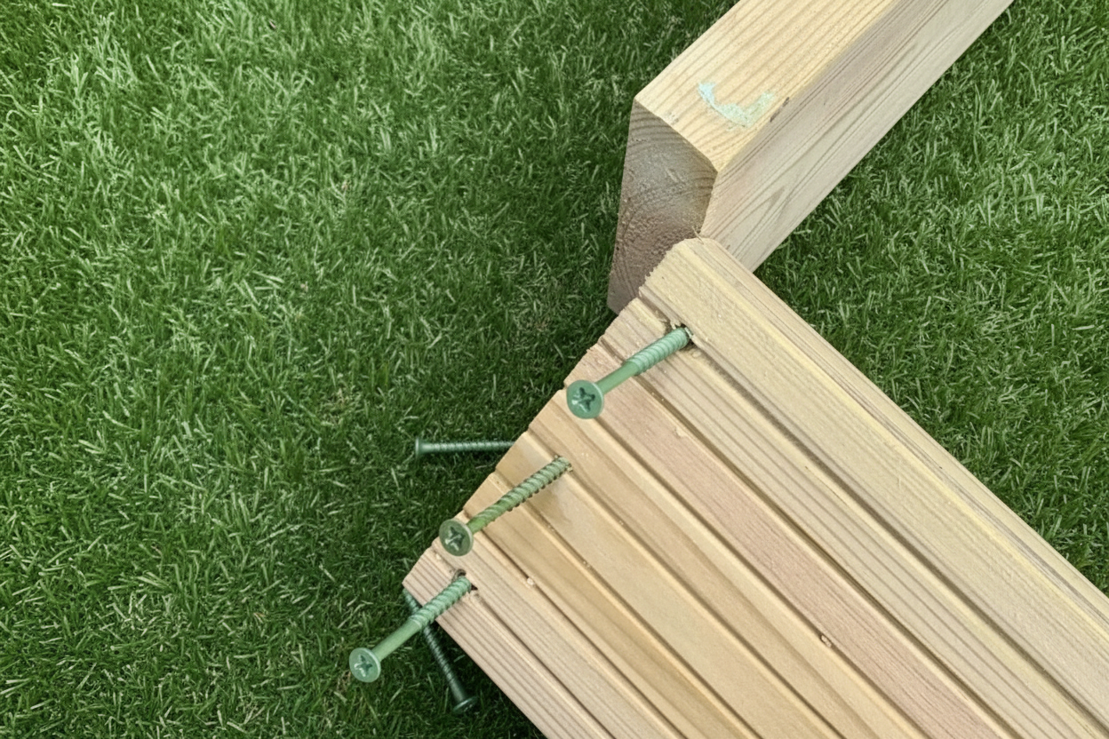 Tanalised Decking Timber Raised Bed Frame Planter