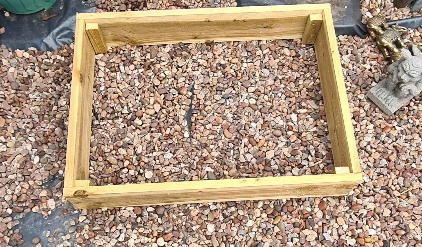 Timber Wooden Raised planter Beds choose from 3 hights - Summer Wooden Planters