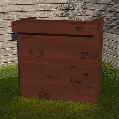 Rustic Wooden Pallet Bar - 100cm