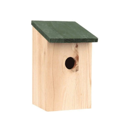 Wooden Bird Nesting Box 30mm Entrance Hole Garden Bird House