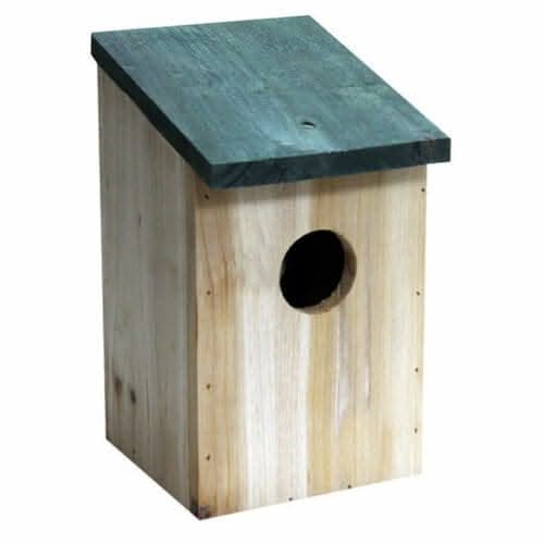 Wooden Bird Nesting Box 30mm Entrance Hole Garden Bird House