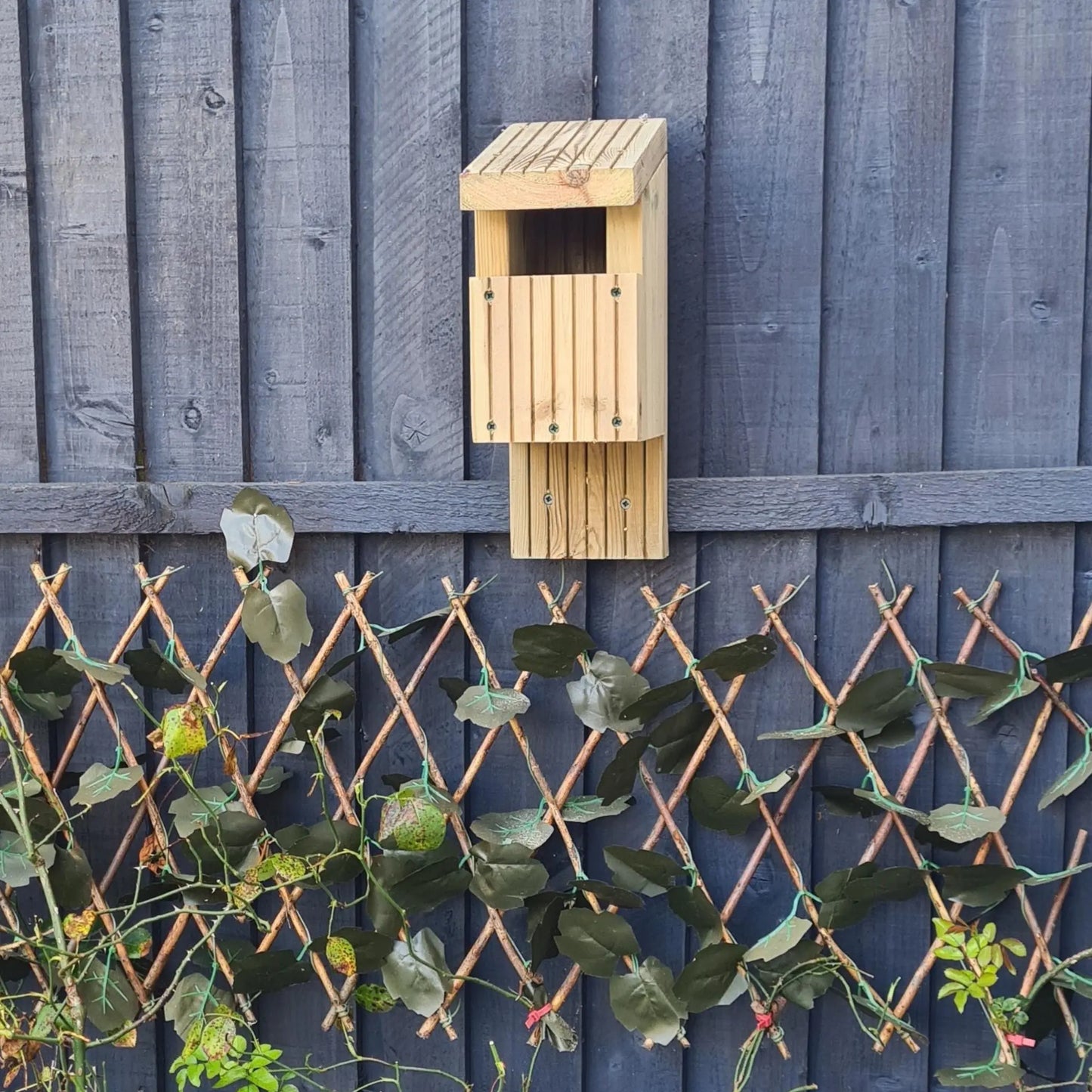 Summer Wooden Planters open faced nesting box for birds bird box