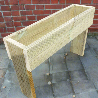 40cm high Raised wooden decking planter planter