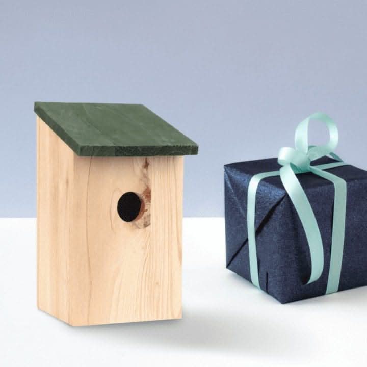 Wooden Bird Nesting Boxes x4 Bird Nesting Box